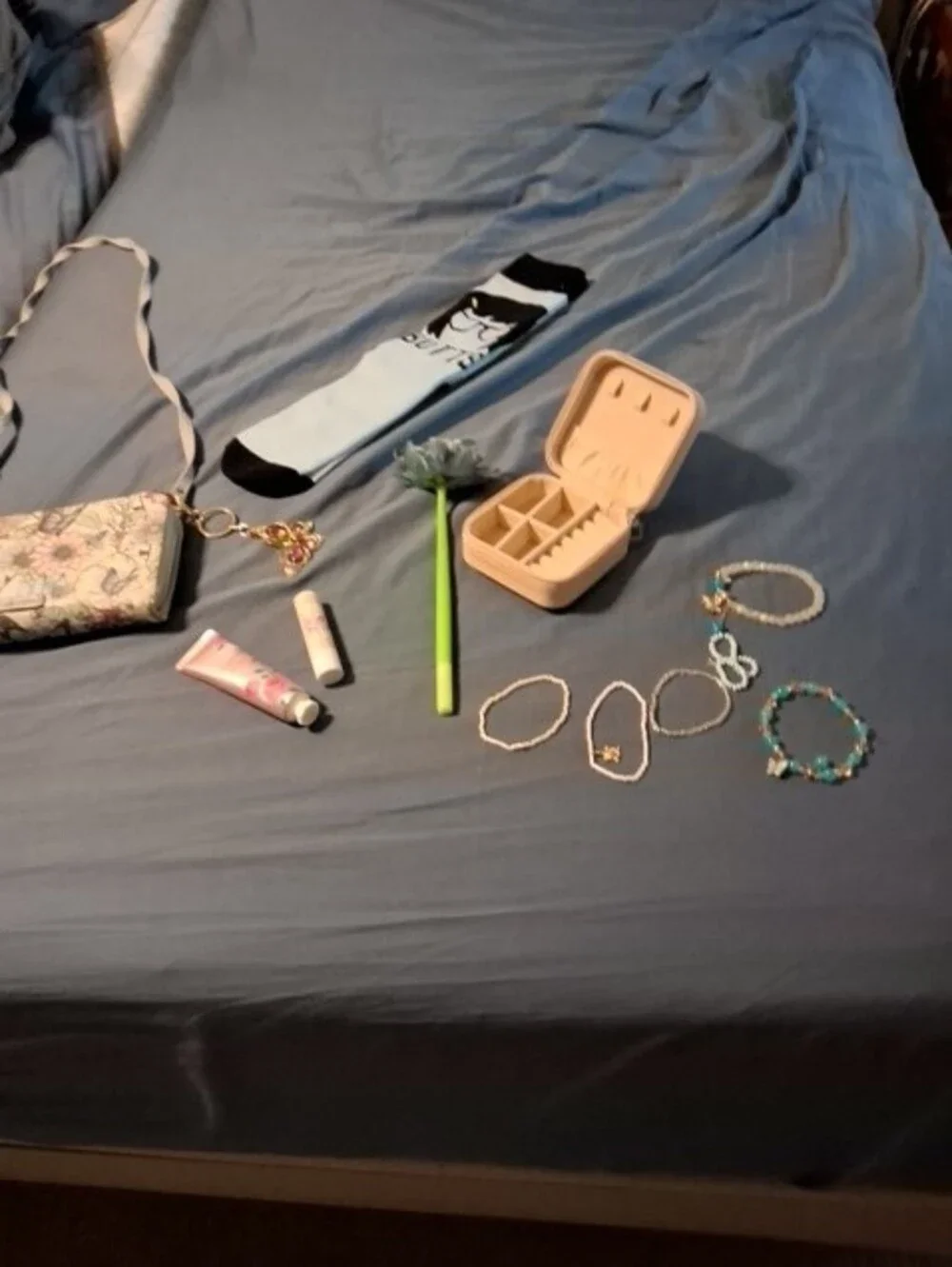 Floral SAKROOTS WALLET CROSSBODY WRISTLET WITH PURSE CHARM AND    OTHER ITEMS